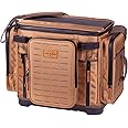 Plano Guide Series Tackle Bag | Premium Tackle Storage with No Slip Base and Included stows, Khaki with Brown and Black Trim
