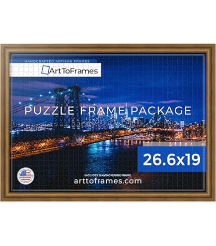 Amazon.com - ArtToFrames 26.6x19 INCH/68x48 CM Brown Frame for