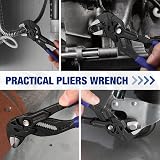 WORKPRO Adjustable Pliers Wrench 180 mm Dual Handle 40 mm Jaw Capacity view 6