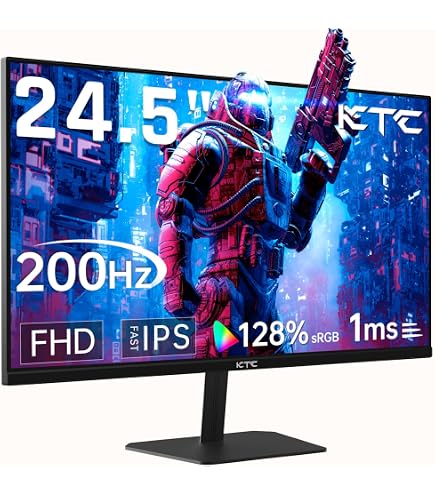 Amazon.com: KTC 24.5'' Gaming Monitor 180Hz FHD,Fast IPS 1080P 1