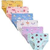 Boboking Soft Cotton Underwear Toddler Girls'Briefs Soft Undies