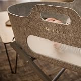 Snuz SnuzBaskit Moses Basket with Mattress and Stand Light Grey Dove view 3