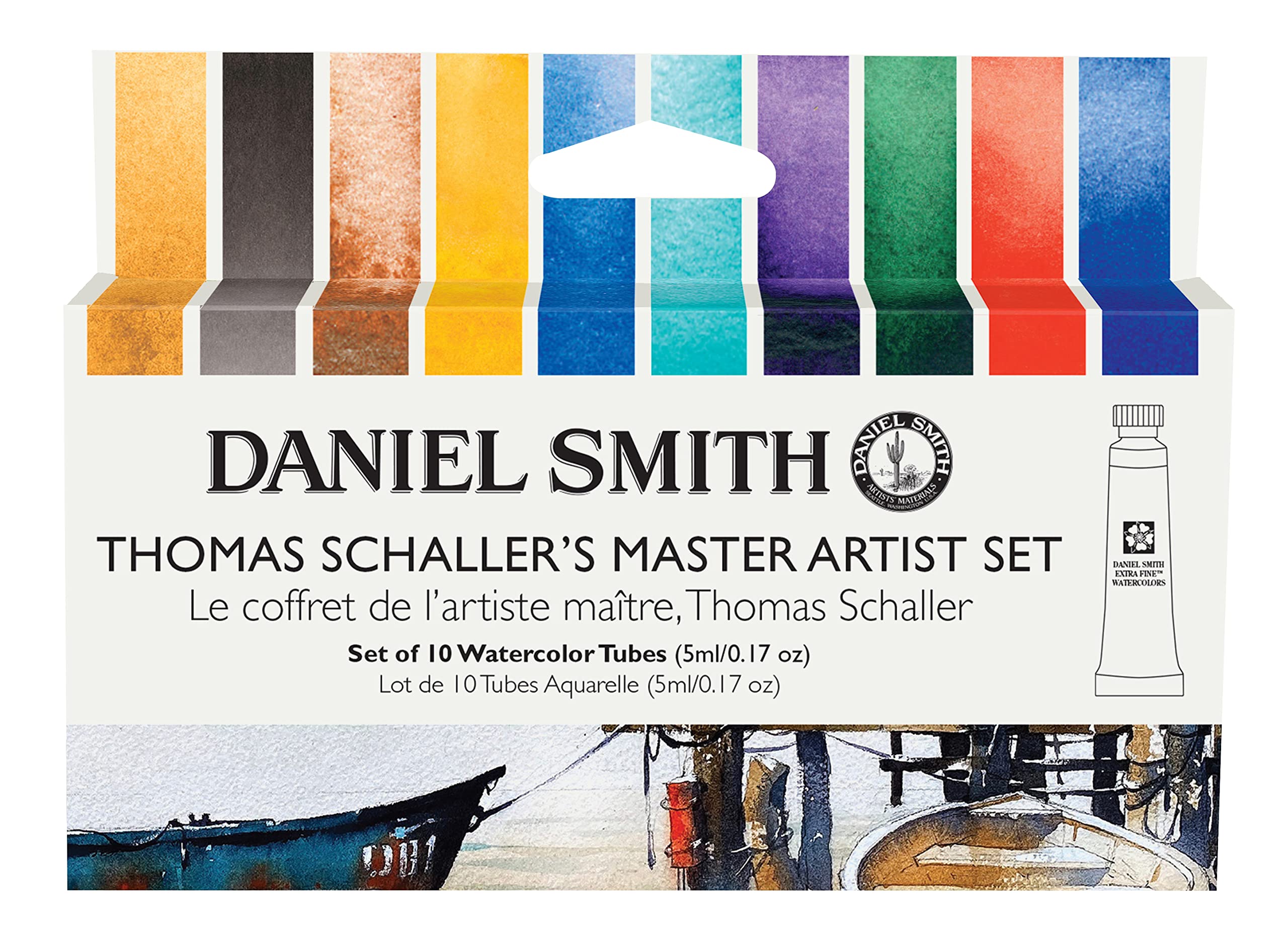 Daniel Smith Watercolors, Thomas Schaller's Master Artist Set, Includes Ten 5ml Tubes (285610427)