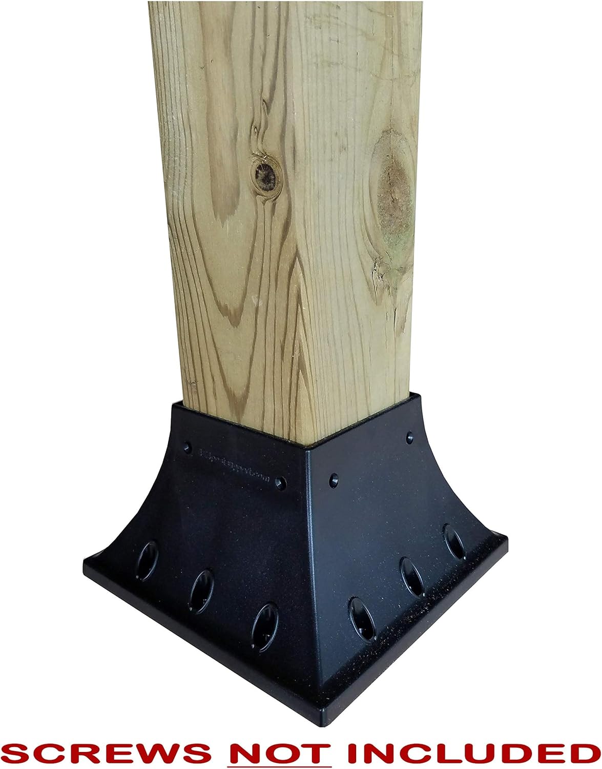 1 4x4 Actual 3 5x3 5 Inches Deck Post Support For Handrail Flange Quick Mount Base Cover Skirt Trim Anchor Home And Garden Products Amazon Com