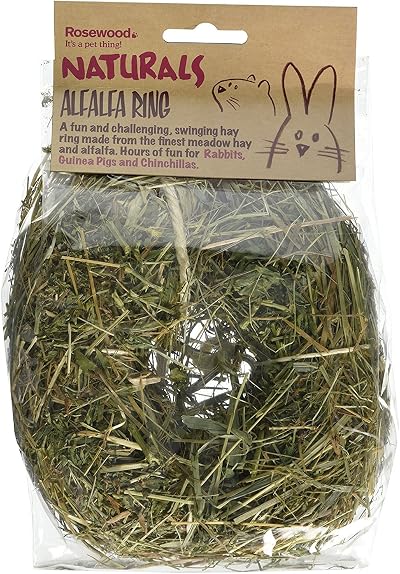 Rosewood Rosewood Naturals Alfalfa Ring Small Animal Treat Toy 15cm