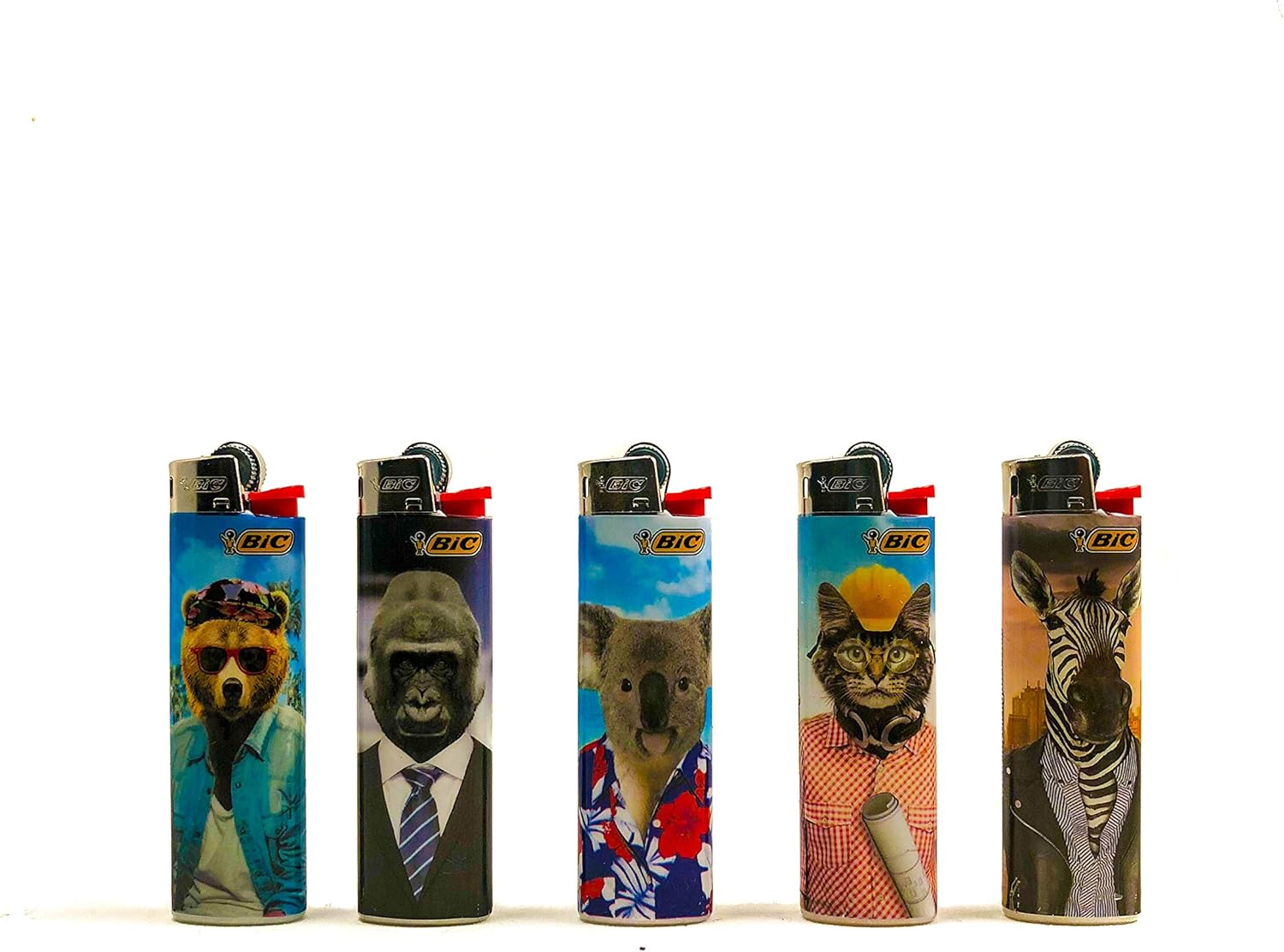 BIC Slim Animal Funny LIGHTERS Amazon.co.uk Grocery