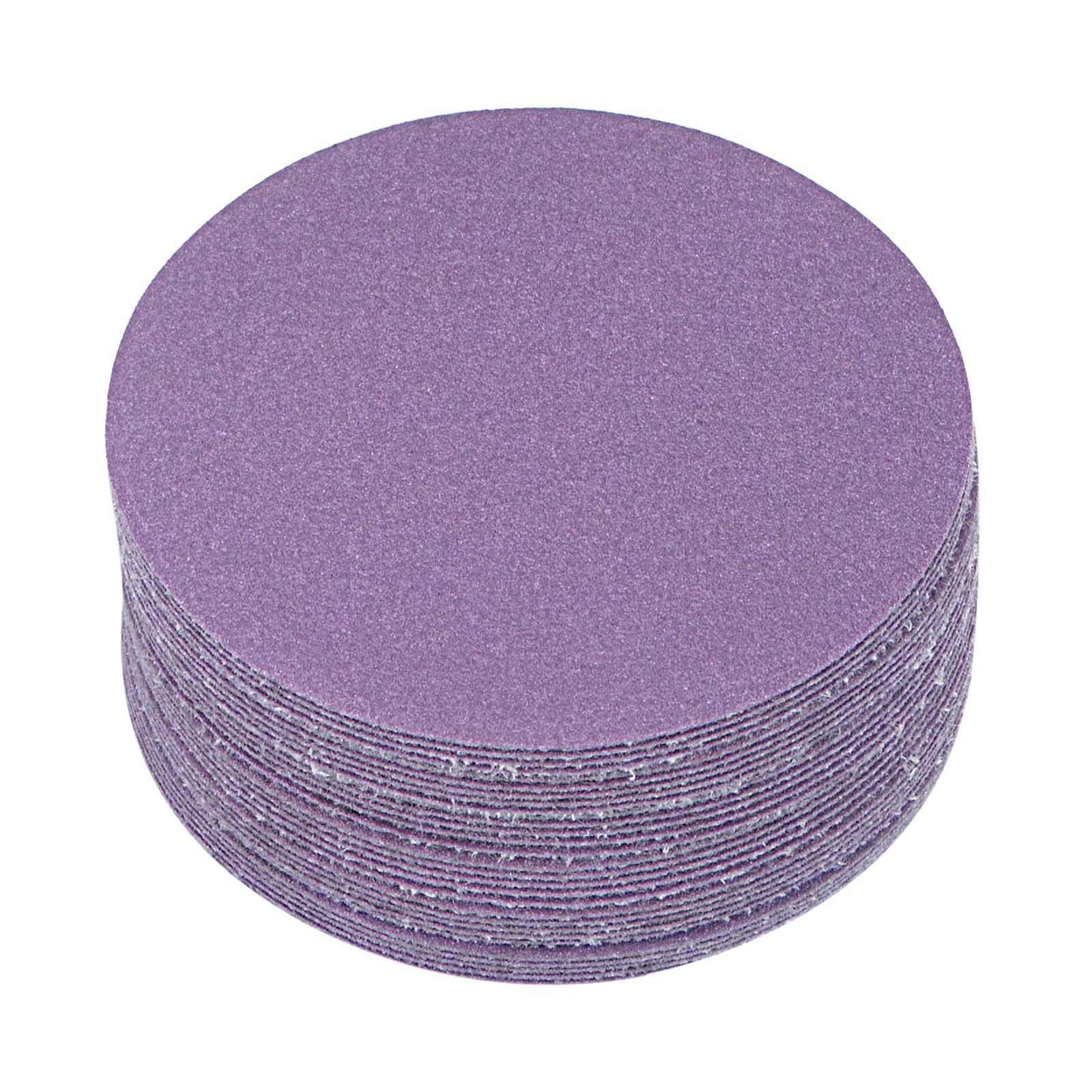 Kozelo 30pcs Premium Sanding Discs Hook and Loop Backing - [3 Inch x 240 Grits] Purple Sandpapers Finishing Discs for Auto Car Wood Metal Polishing
