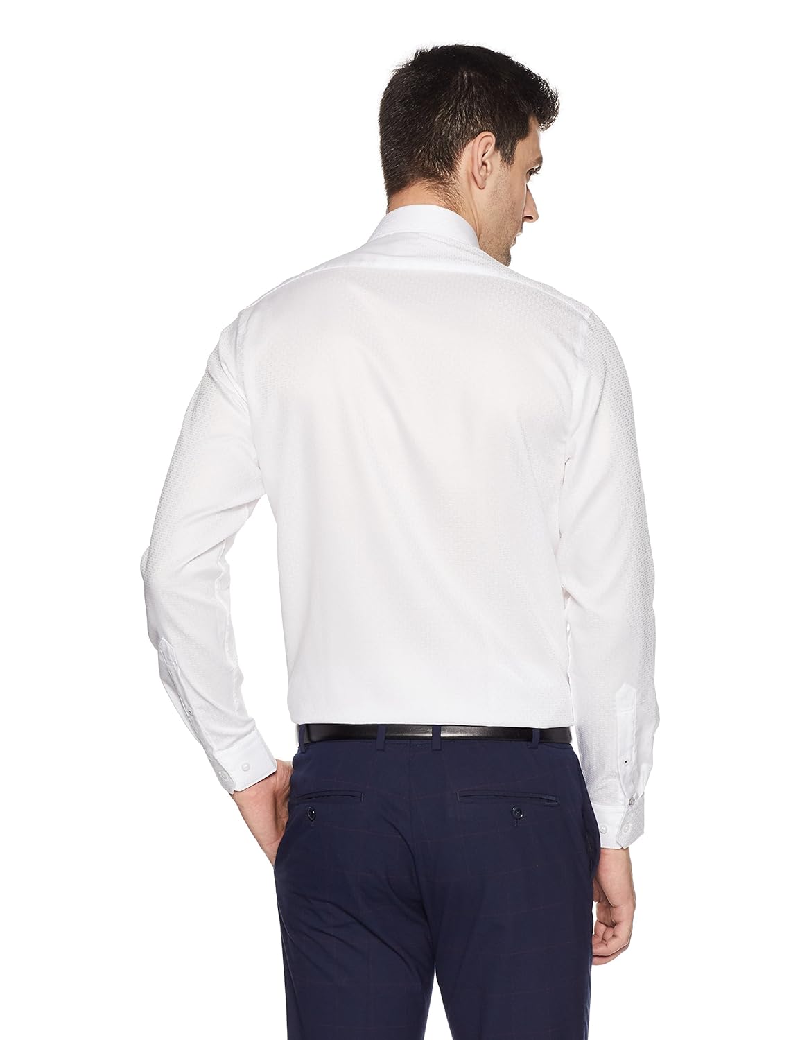 blackberrys men's solid regular fit formal shirt