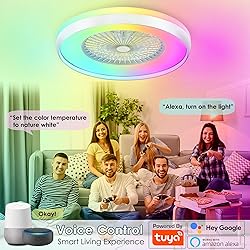 KAMLAM 24" Bladeless Ceiling Fans with