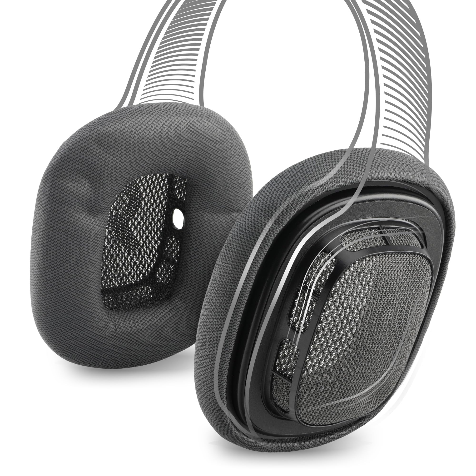 subtel Replacement Ear Pads Compatible for Apple Airpods Max Headphone Covers Soft Foam Earpads Over Ear Headphone Cushions/Earphone Cups