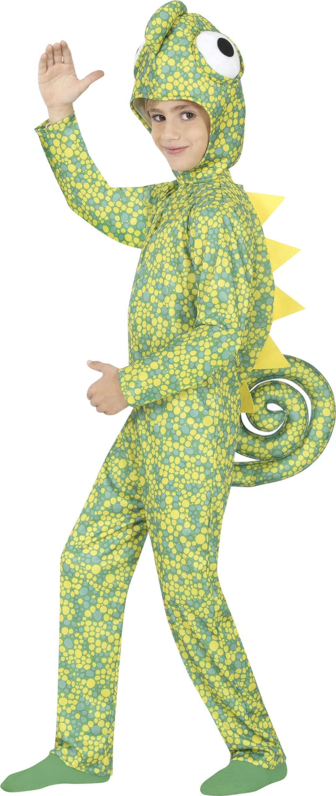 FIESTAS GUIRCA Chameleon Fancy Dress Costume Child Age 7-9 Years