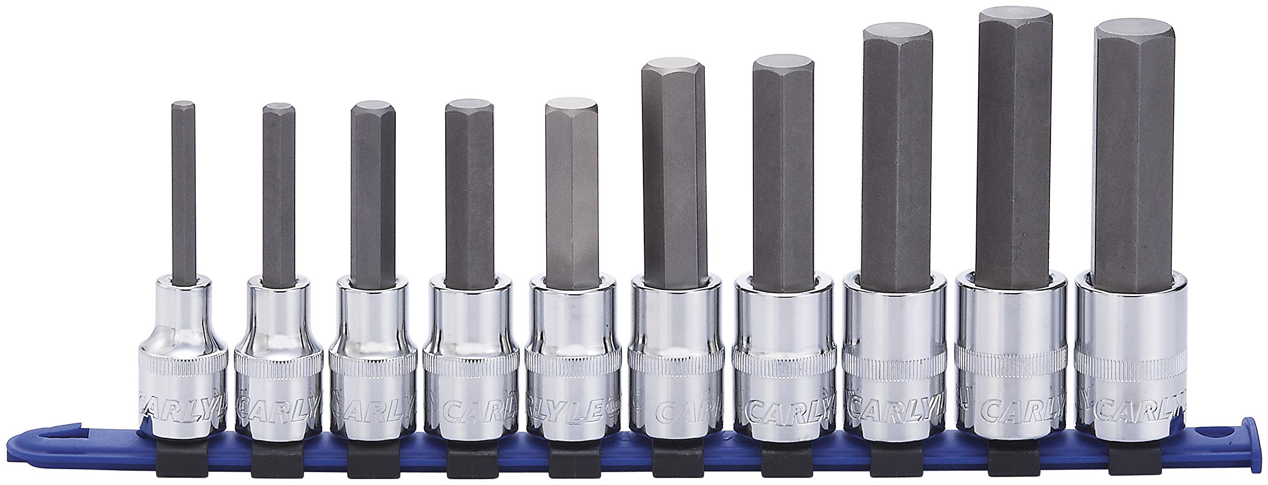 Carlyle Hand Tools Socket Set - Hex Bit Metric