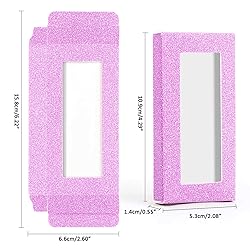 20 Pieces Soft Paper Lash Boxes Set, Eyelashes