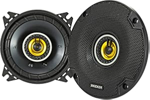 Pair KICKER 46CSC44 4" 300 Watt 4-Ohm 2-Way Car Audio Coaxial Speakers CSC44