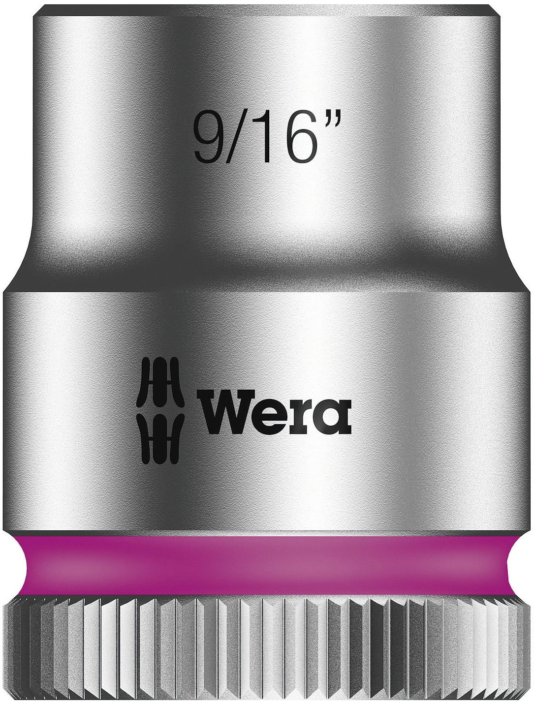 Wera 05003575001 9/16-Inch 8790 HMB Zyklop Socket with Hexagon Drive - Silver