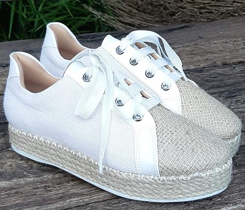 tenis flatform solado corda