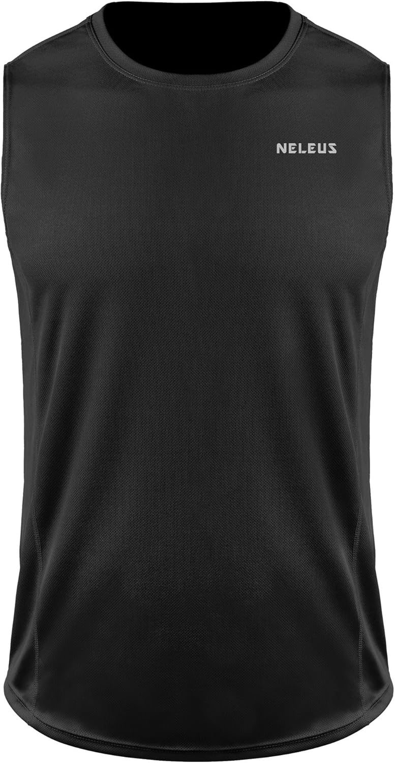 Neleus Men's Dry Fit Workout Running Muscle Tank Top: Clothing