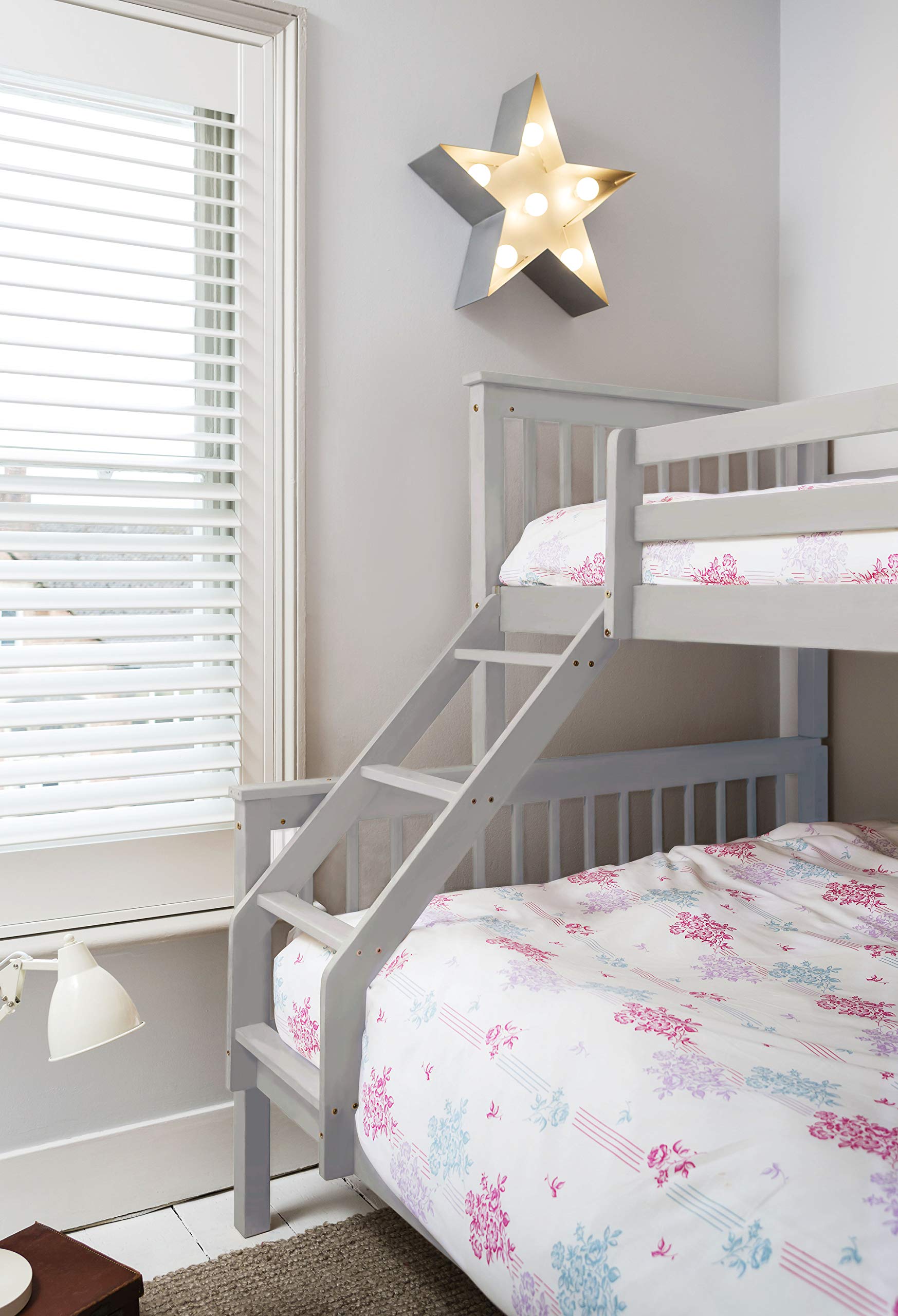 Noa and Nani Hanna Triple Bed Kids Bunk Bed (Silk Grey) Buy