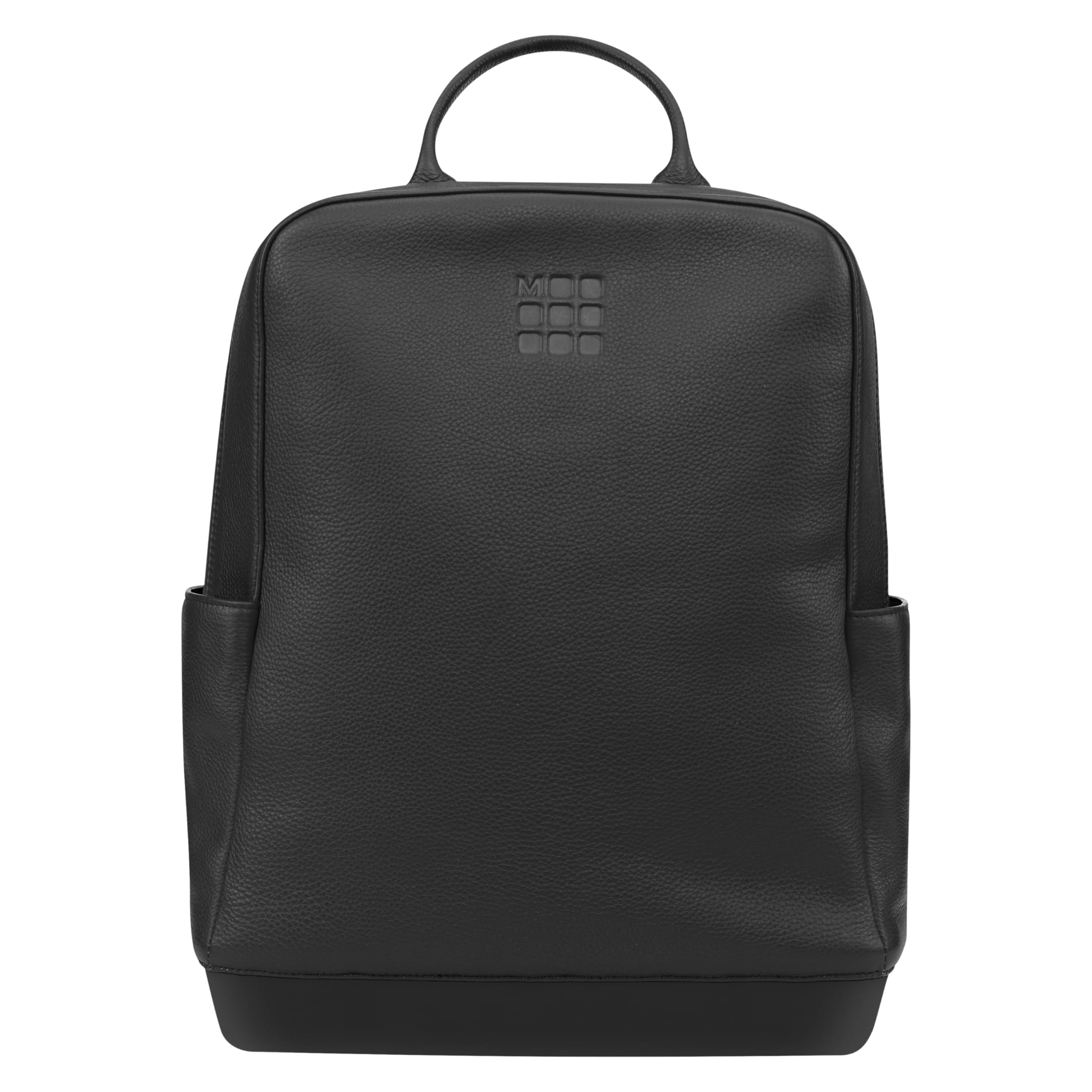 Moleskine Classic Collection Leather Backpack, Fits up to 15" Laptop / Tablet / iPad, Size 32 x 42 x 11 cm, Black