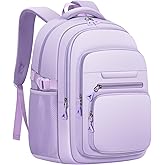 PRAGARI Cute Backpack for School Girls Aesthetic Backpack Women College Bookbag Large Students Laptop Bag Travel Casual Daypack