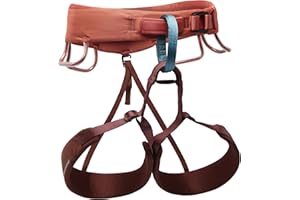 BLACK DIAMOND Women’s Momentum Rock Climbing Harness | Dual Core Construction | Adjustable Waist & Leg Loops | Lightweight