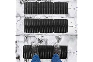 Heated Snow and Ice Melting Mats for Entrances, Outdoor Stairs- Non-Slip Winter Removal and Ice Melt Products -Heating Entran