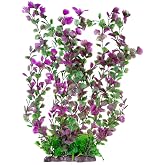 Hamiledyi Aquarium Plastic Plants Extra Large Aquarium Plant 20.4-inch Tall Aquarium Decor Artificial Fish Tank Plants,Tall Fish Tank Decorations, 1PCS