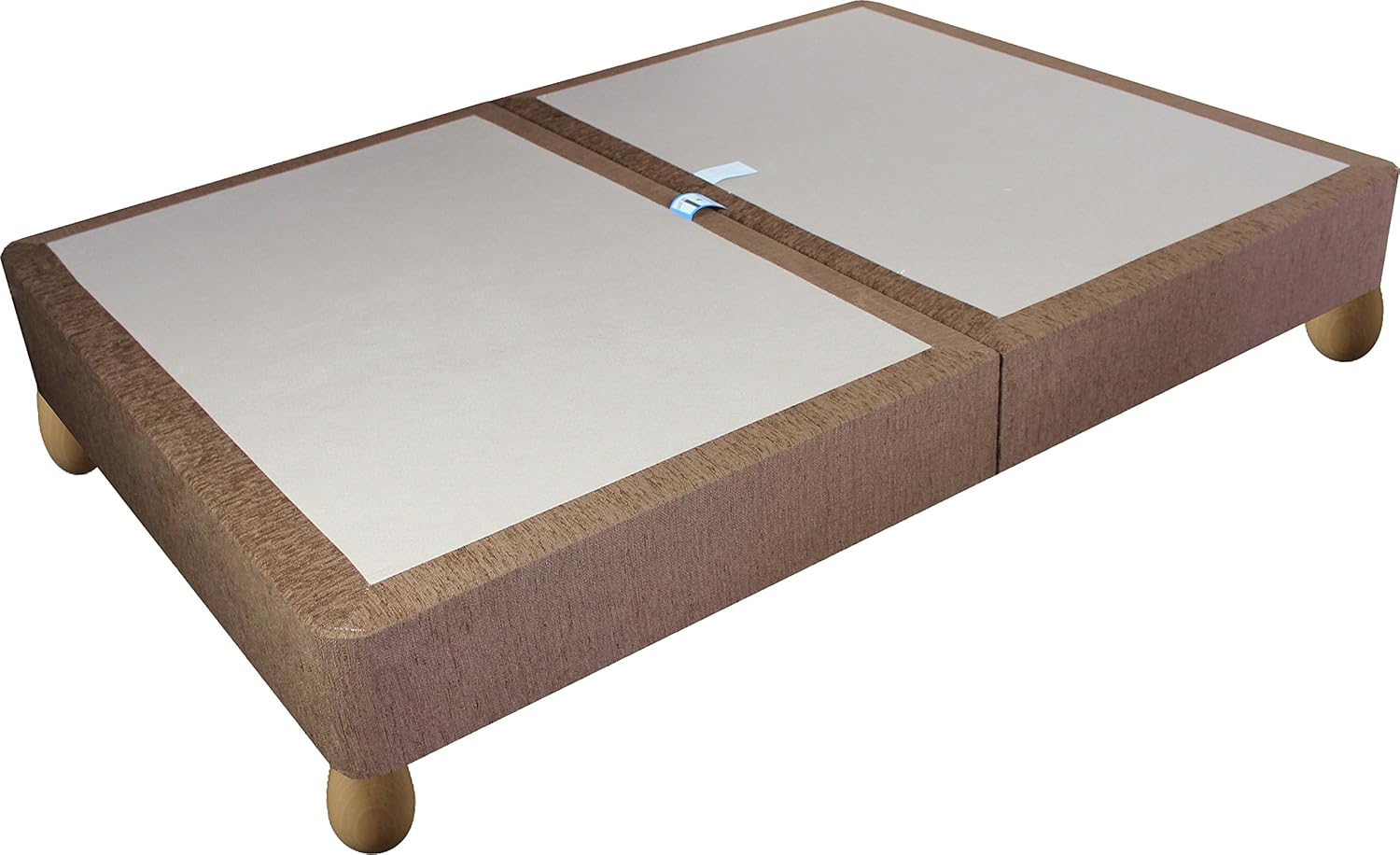 Sweet Dreams Amber Wood Leg Divan Bed Base with Platform Top, Small