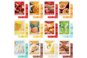 SCENTORINI Wax Melts, Scentsy Wax Melts, Wax Melts Wax Cubes Strong Scent, 12 Pack, for Wax Warmer Holiday Season
