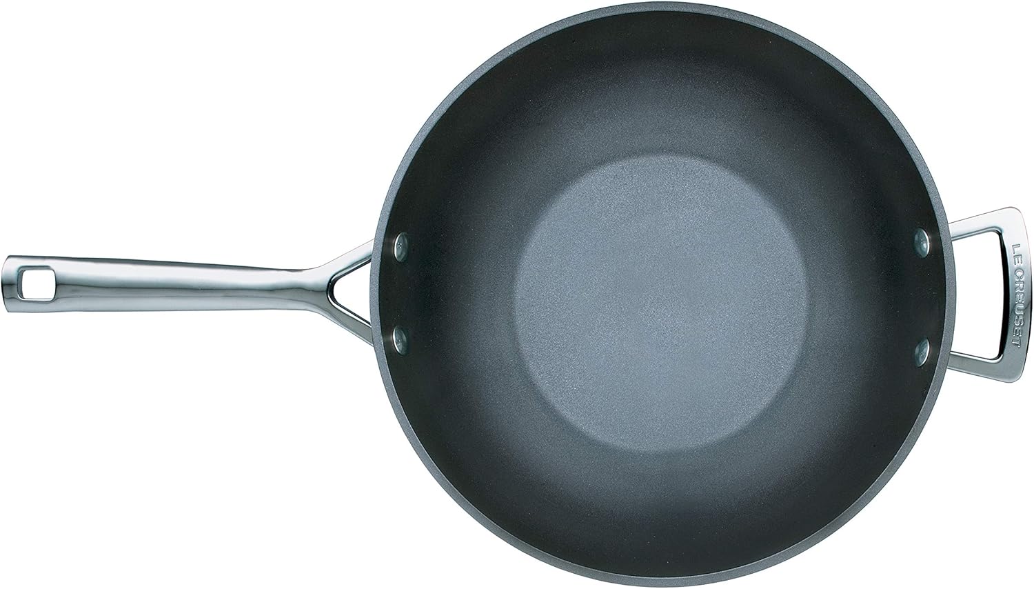 LE CREUSET Toughened Non-Stick Stir Fry Pan, Ideal For Lower-fat Cooking On All Hob Types Including Induction, diameter 26 cm - Image 3