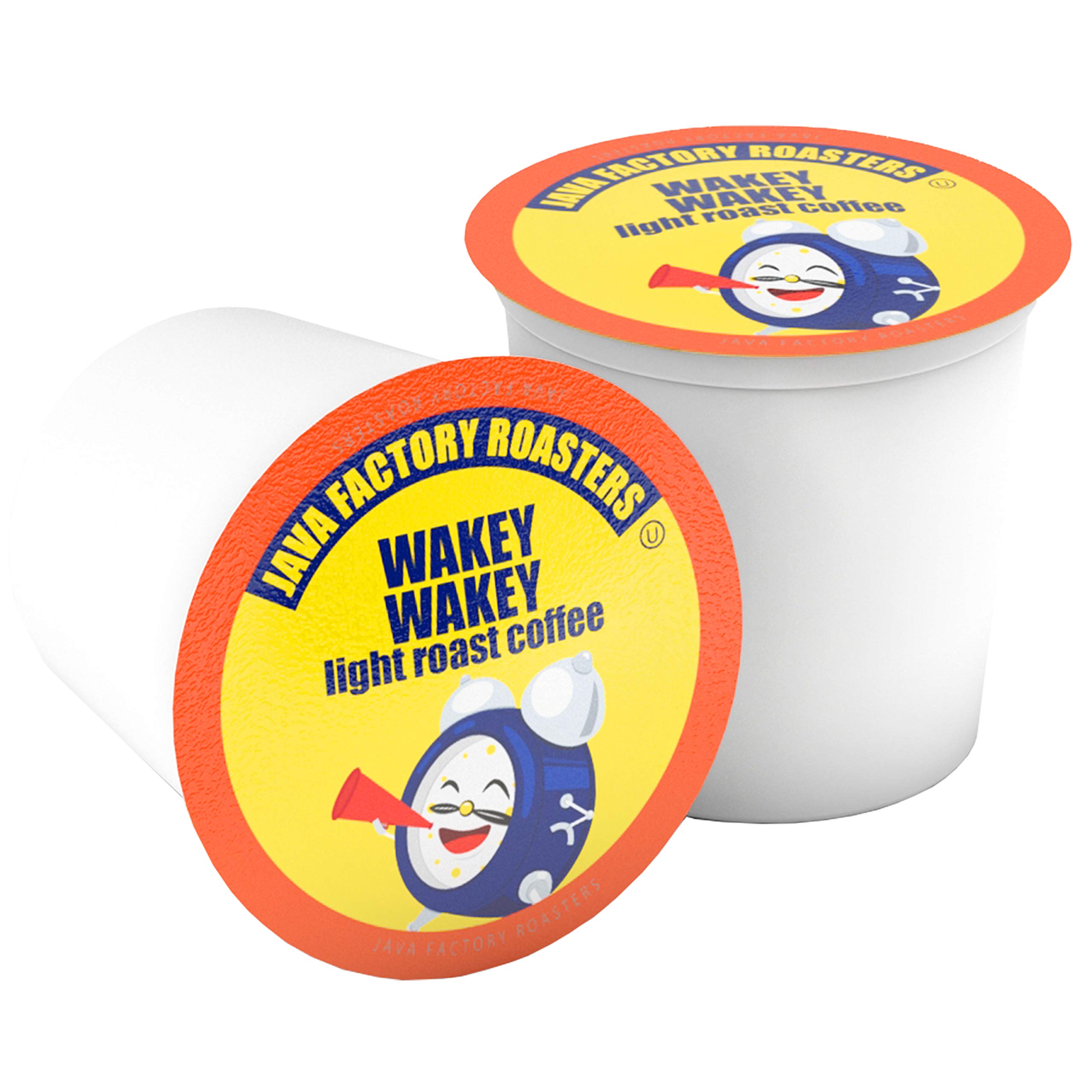 Java Factory Single Cup Coffee for Keurig K Cup Brewers, Wakey Wakey Light Roast, 80 Count Buy