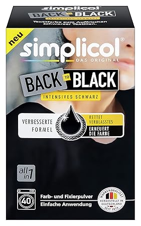 simplicol Farberneuerung, Schwarz