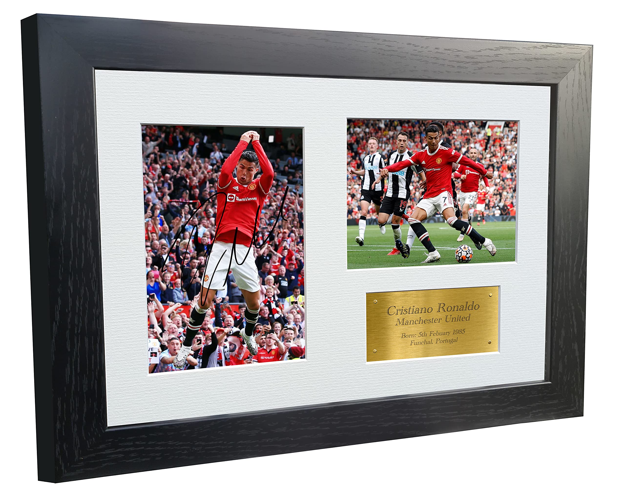 Authentically Signed By Bruno Fernandes Autograph – Offical Manchester United Photographs – Mounts And Frames | Bespoke Memorabilia Framers Manchester - View #10