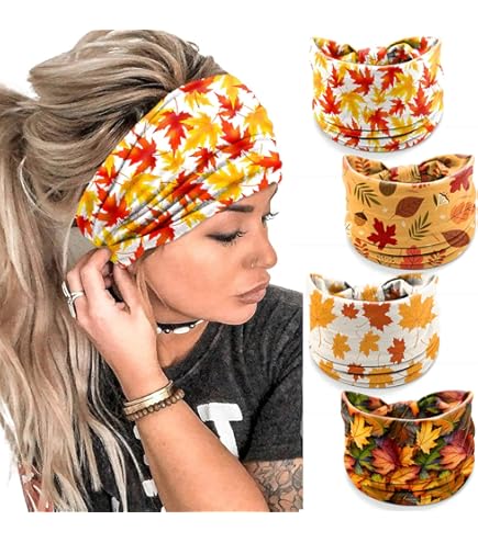 Amazon.com : Waydress 12 Pcs Thanksgiving Headband for Women  display picture 2