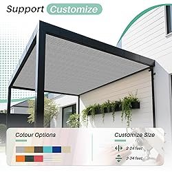 SunnyRoyal 18'x25' Sun Shade Sail Straight Edge