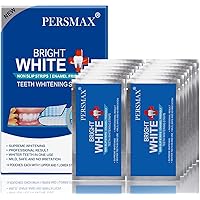 PERSMAX Teeth Whitening Strips – Professional Dentist Approved, Gum-Safe Formula, 14 Treatment, 28 Non-Slip Strips Kit, Pain-
