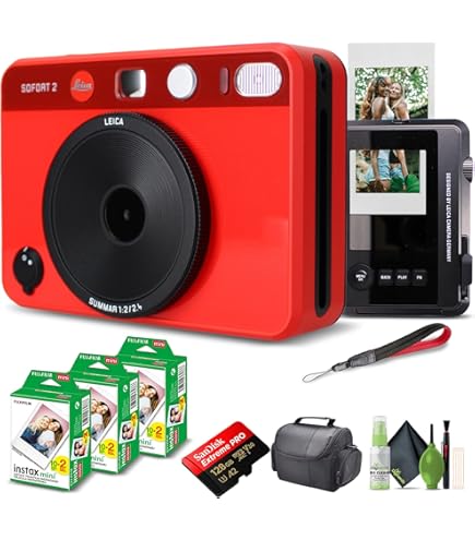 極美品 LEICA X2＋VF2 撮影546枚 フルセット Amazon.com : Leica Sofort 2 Hybrid Instant Photo Film and Digital