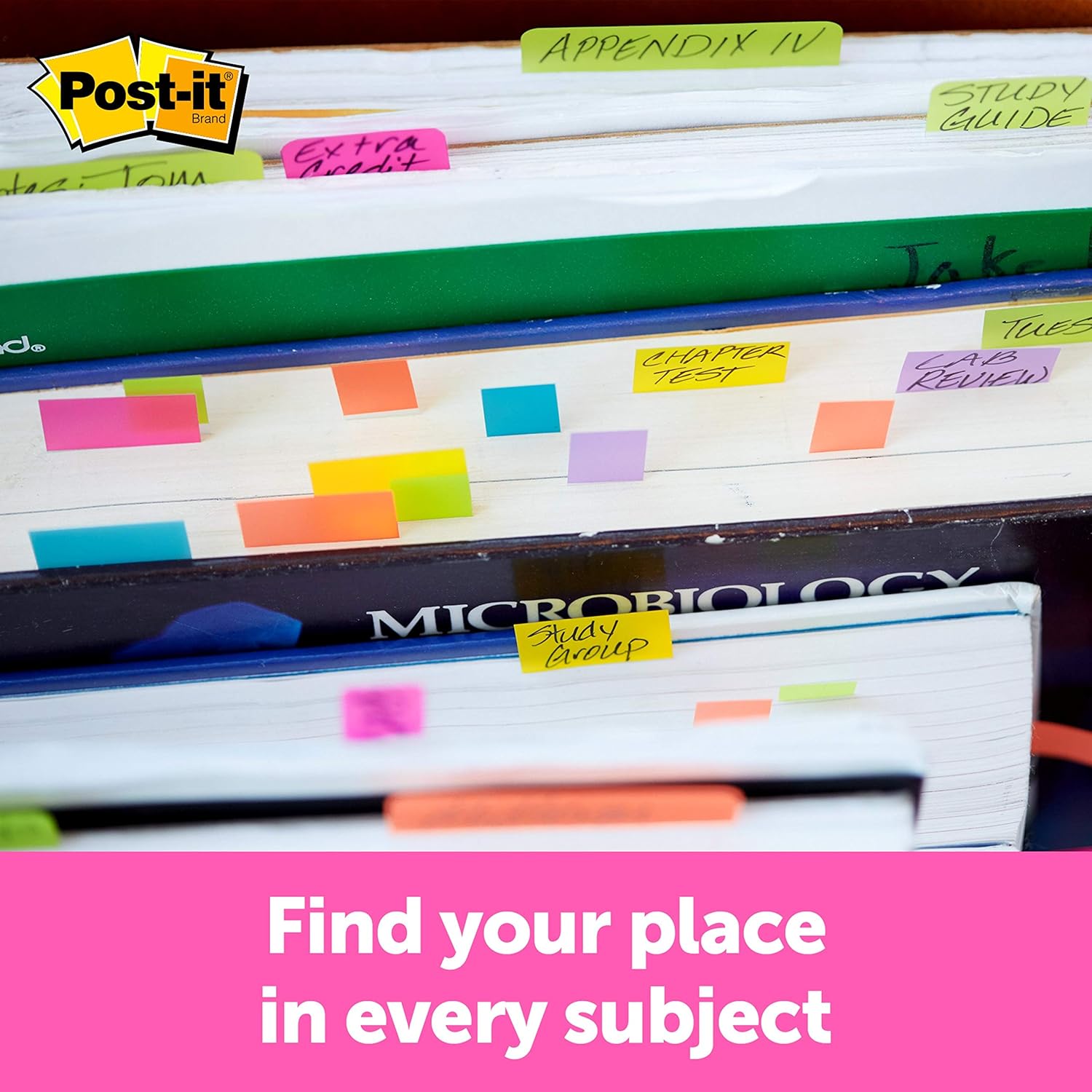 Post-it Flags Assorted Color Combo Pack, 320 Flags Total, 200 1-Inch Wide Flags and 120 .5-Inch Wide Flags, 4 On-The-Go Dispensers/Pack (683XL1) : Office Products