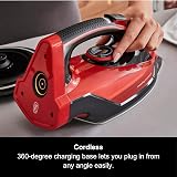 Morphy Richards EasyCHARGE Cordless Steam Iron 2400W, 350ml, Red view 6
