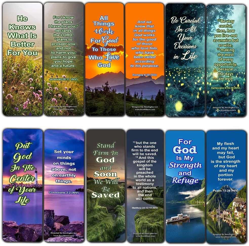 Amazon Com Memory Verse About Your Perspective On Life 60 Pack Bible Verses For Motivational Purposes To Change Your Perspective Office Products