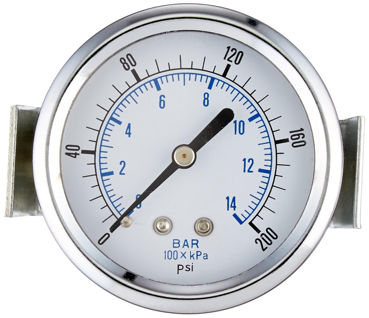 pressure gauge 200 psi 1//8/" NPT connection