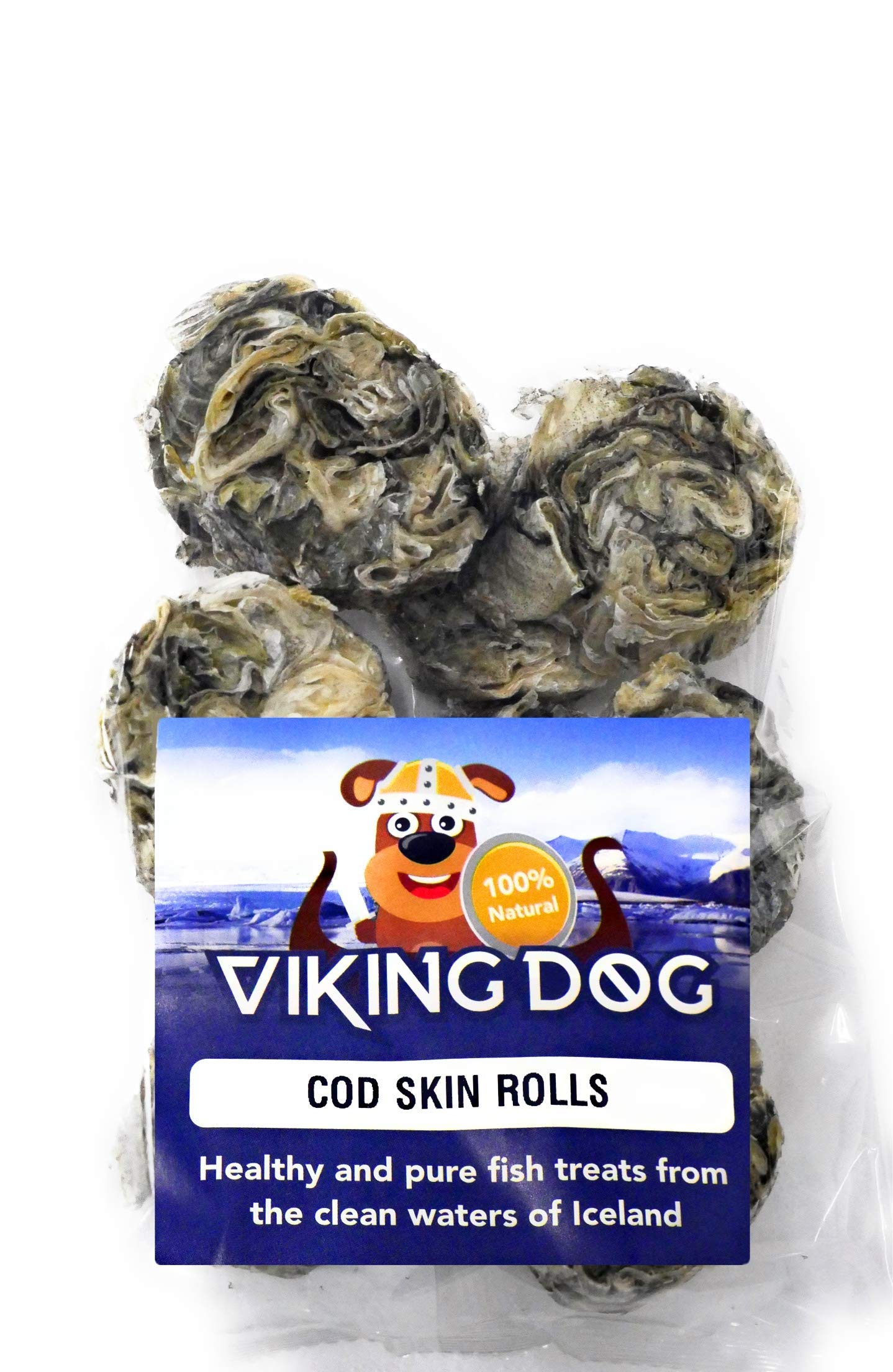 Healthy Dog Treats - Cod Skin (Rolls - 120g)