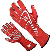 K1 RaceGear Glove Track1 Red Large SFI 5