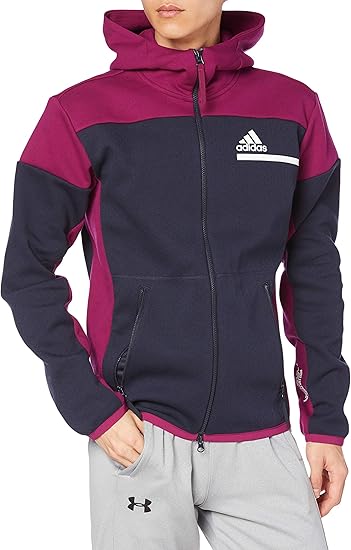 adidas men's zne full zip hoodie