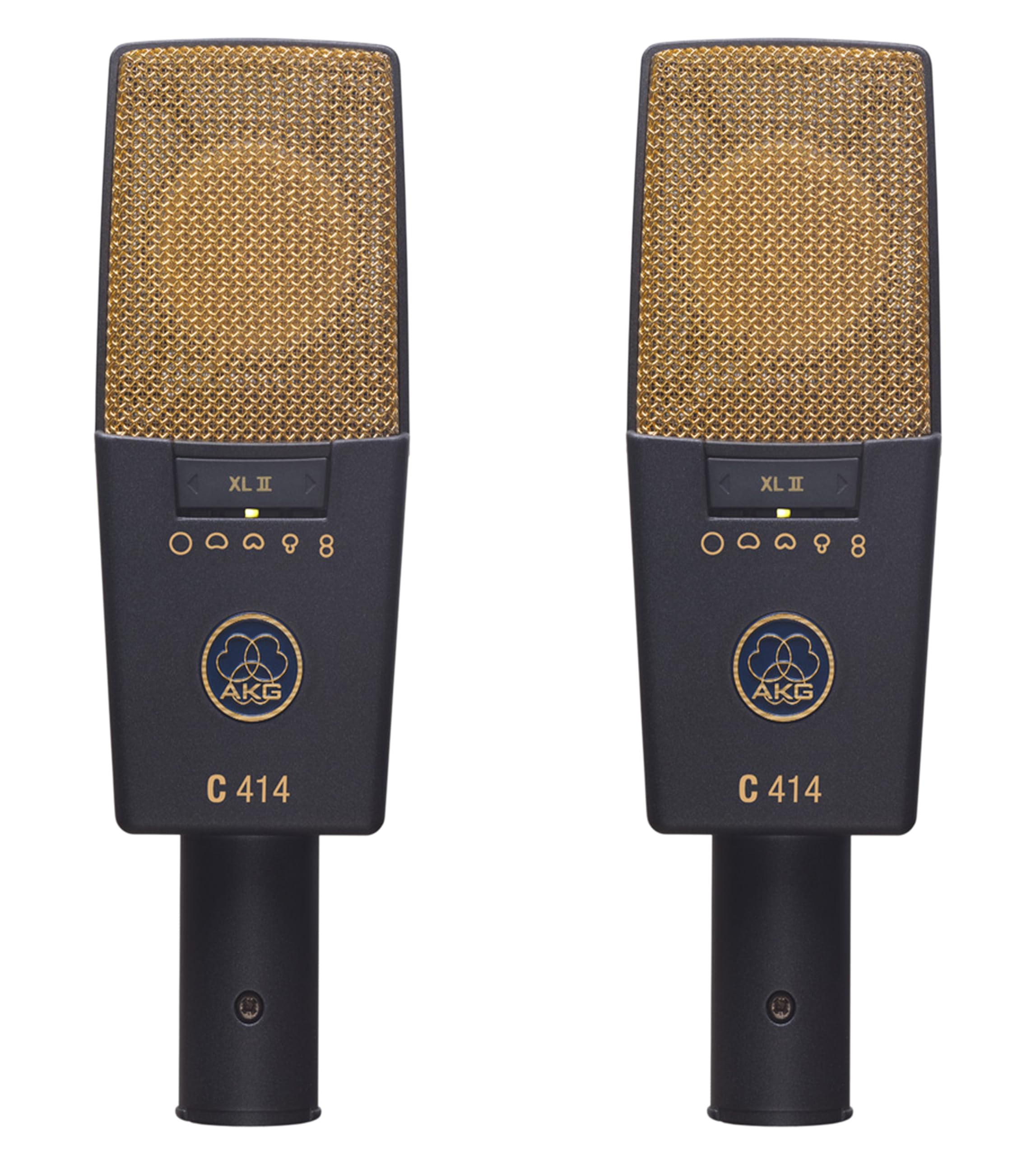 AKG C414-XLII Stereo Set 2 Microfoni a condensatore da studio largo