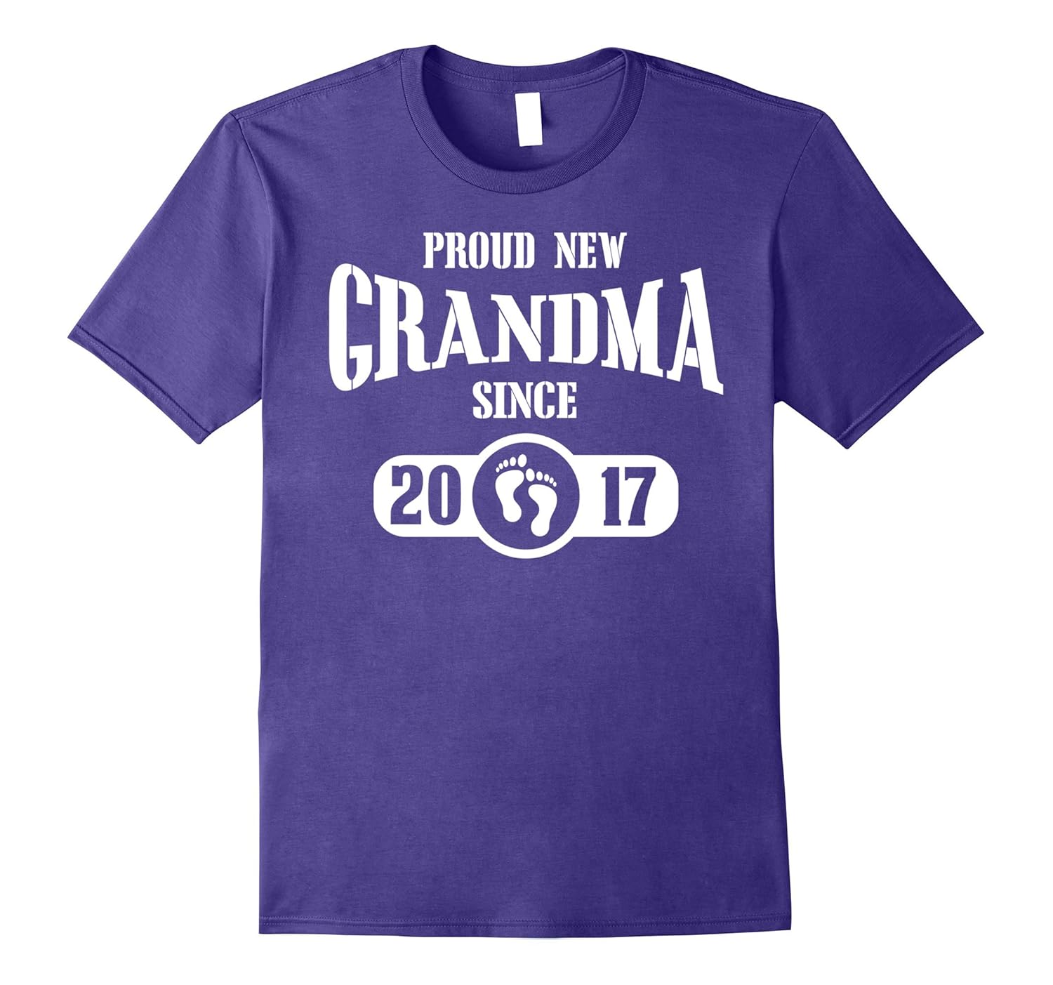 Proud New Grandma Since 2017 Promoted To Nana T-shirt-Rose