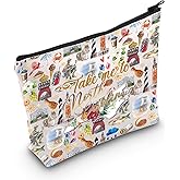 WZMPA North Carolina State Travel Makeup Bag North Carolina Tourist Gift Take Me To North Carolina Zipper Bag North Carolina Tour Gift (Take North Carolina)