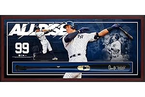 Aaron Judge Yankees Framed Autographed Bat Collage Shadowbox - Autographed MLB Bats
