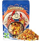 Chiramen Spicy Garlic Mix Dried Ramen Toppings, Fried Spicy Garlic, Vegetables, Egg, Plant-Based Beef Cube, Tofu Skin, Shiitake Mushroom, Chili, Perfect for Cup Noodles &amp; Cup Ramen