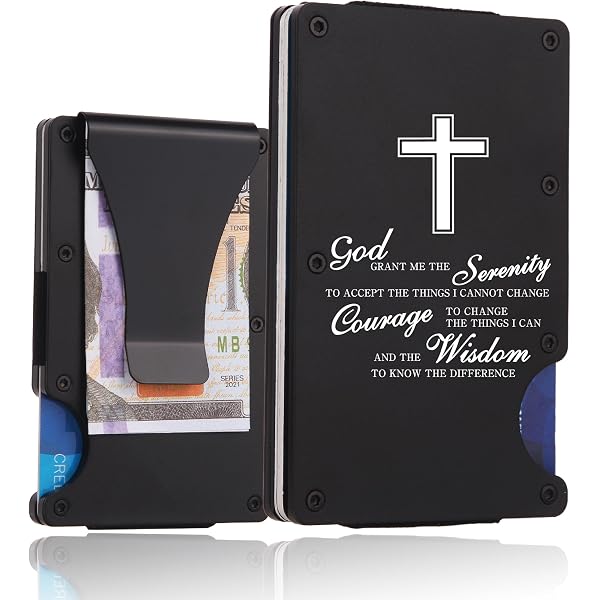 Personalized Metal Wallet – RFID Blocking Slim Card Holder For Groomsmen Gifts
